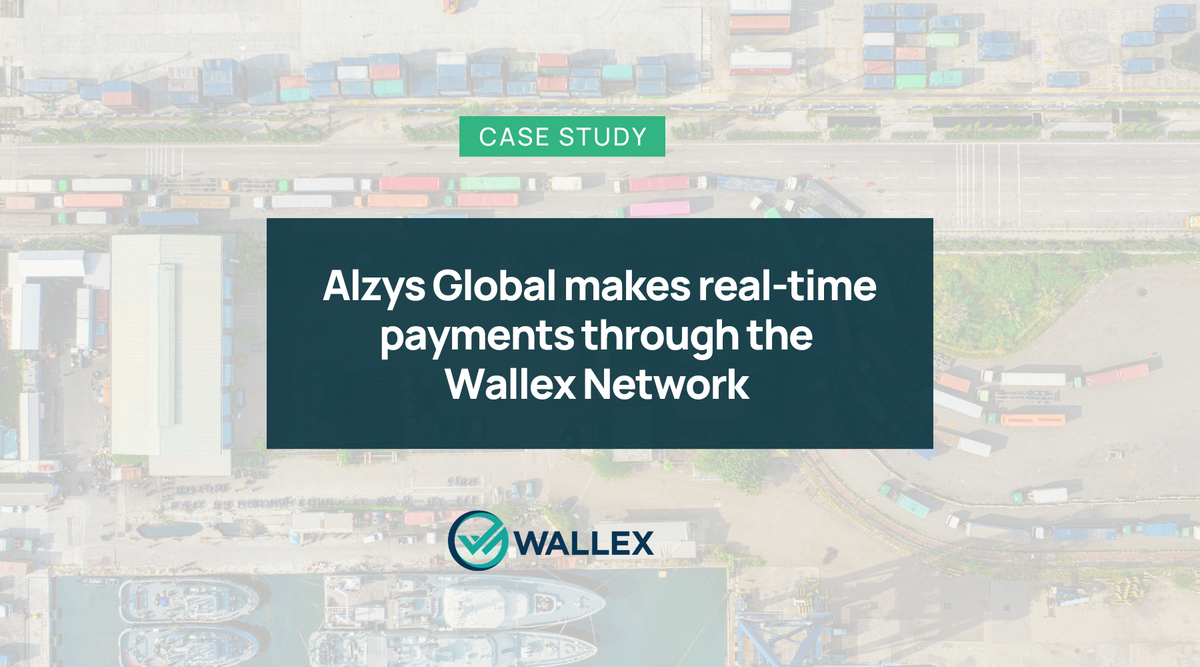 Alzys Global makes real-time payments through the Wallex Network